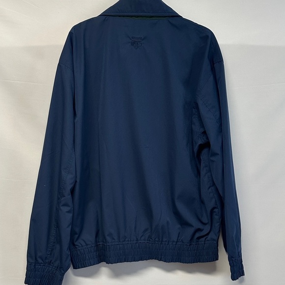 Vintage Descente Golf Collection Navy Blue Windbreaker Jacket Size XL - Picture 3 of 3